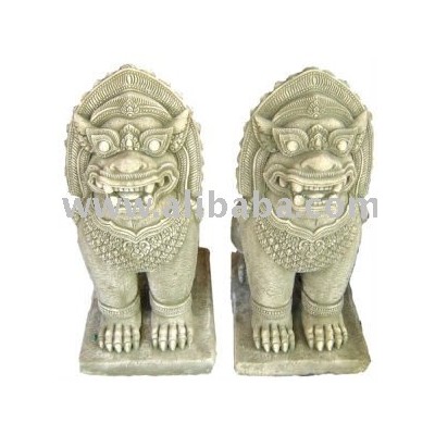 Lion khmer sculpture style,Statues asia style,